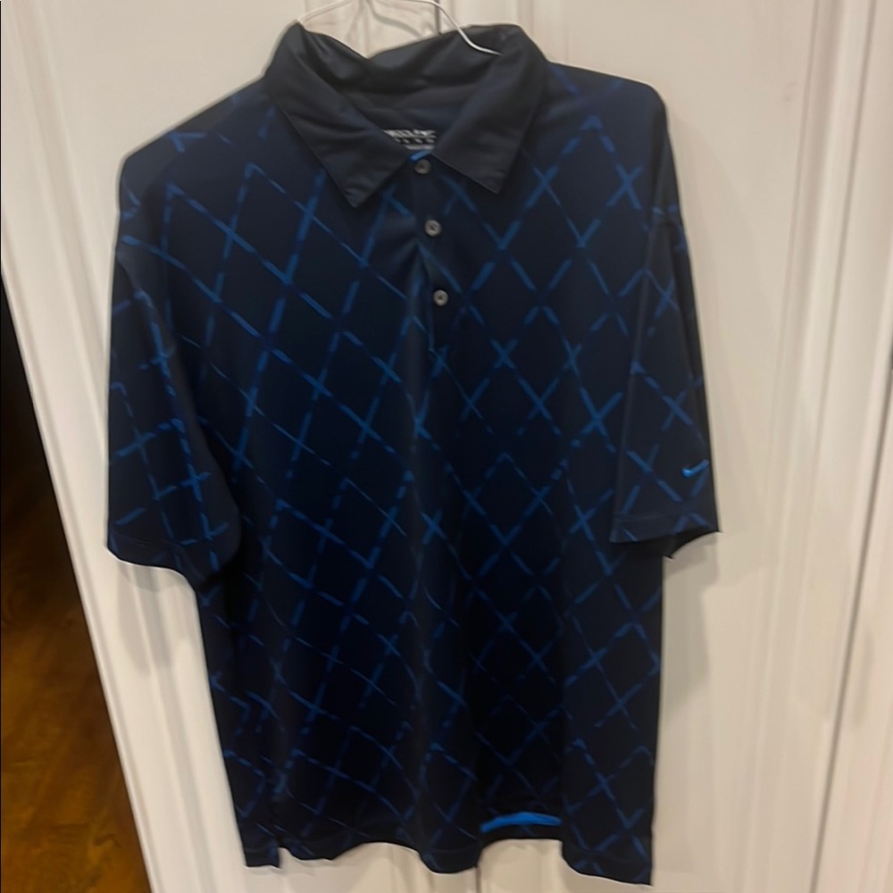 Never worn Nike Men's Blue Polo Shirt